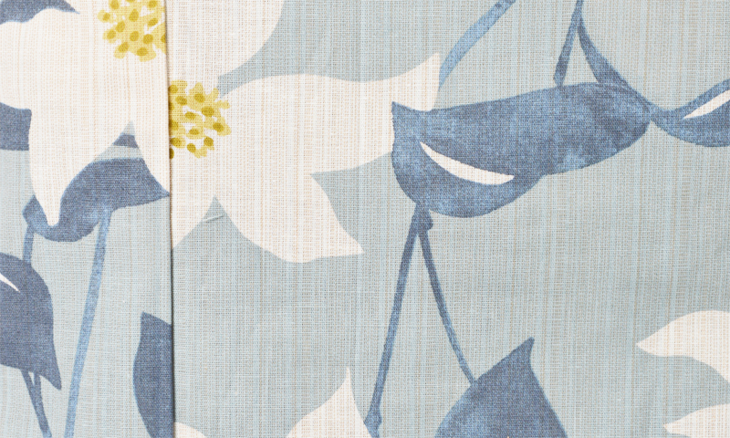 浴衣[くすみ水色/鉄線]