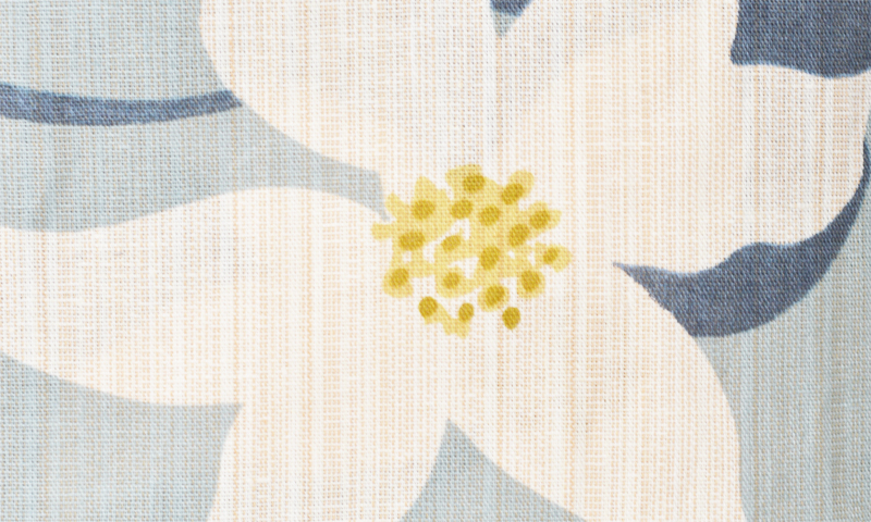 浴衣[くすみ水色/鉄線]