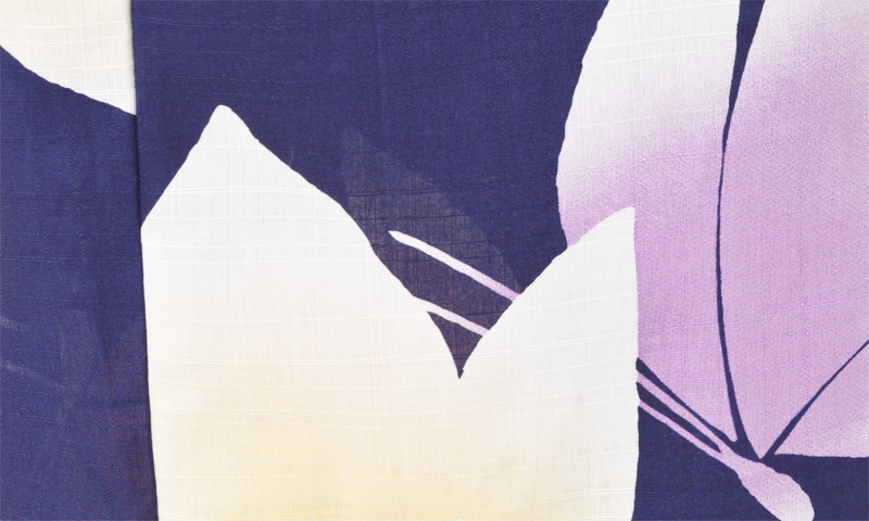 浴衣[UTAHA/紺地/蝶]