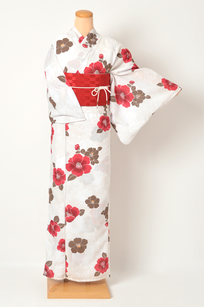 浴衣[三色椿]