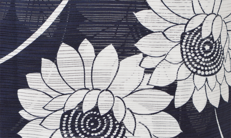 浴衣[紺地/ヒマワリ]