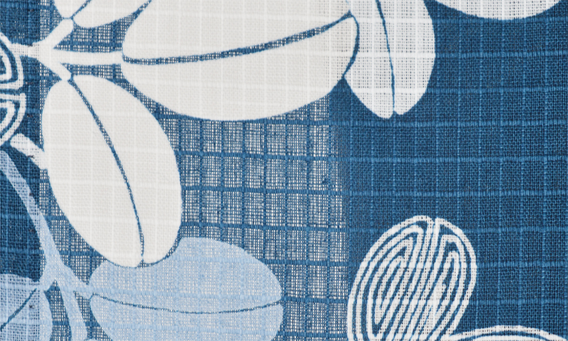 浴衣[UNSODO/紺碧色/萩・撫子]