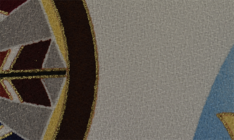 1歳被布セット［被布：白色・長着：紺色］