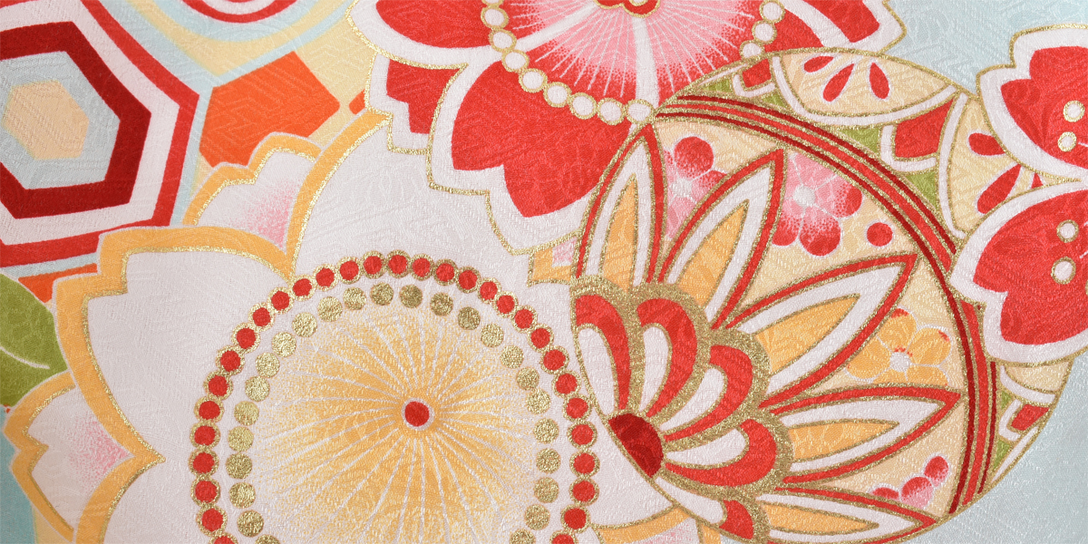 三歳被布セット［正絹・水色］