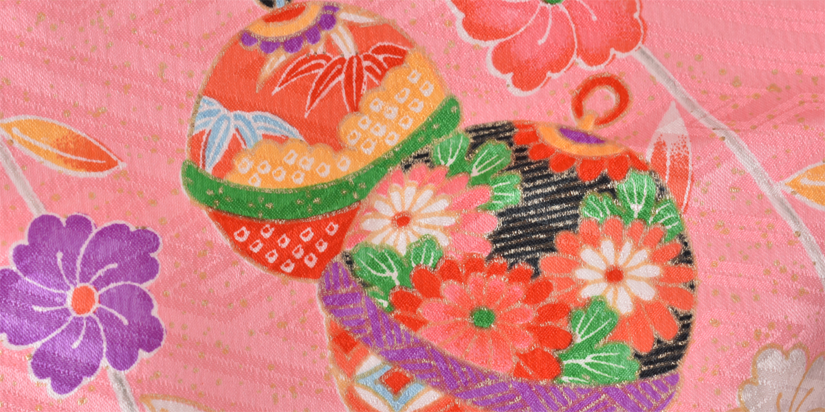 3歳被布セット［ピンク・まり］