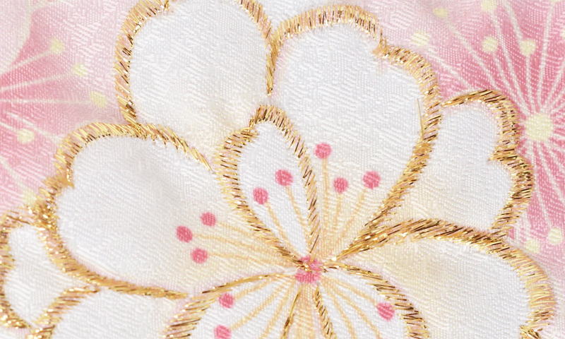 三歳被布セット[被布：白×水色　長着：水色]