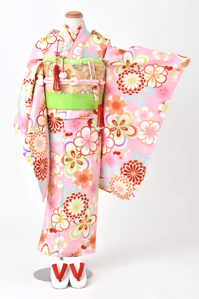 五歳祝着[女の子・ピンク]