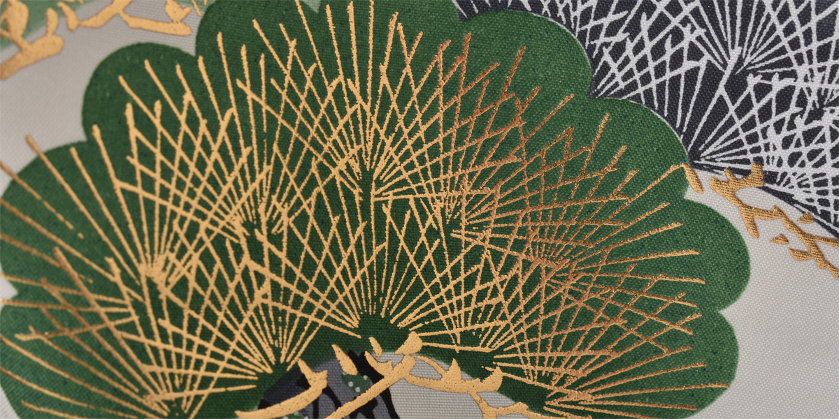 五歳祝着セット［黒に鷹・松］