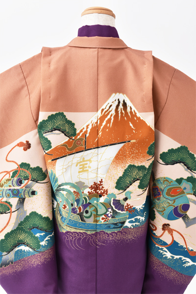 五歳祝着セット［曙色・宝船］
