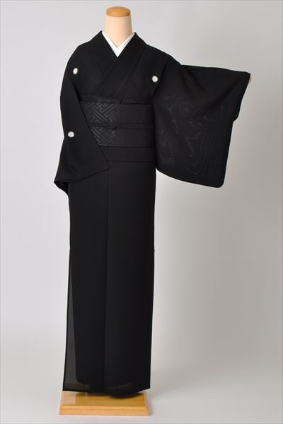 夏用_喪服（黒喪服+黒喪帯）（黒喪服+色喪帯）
