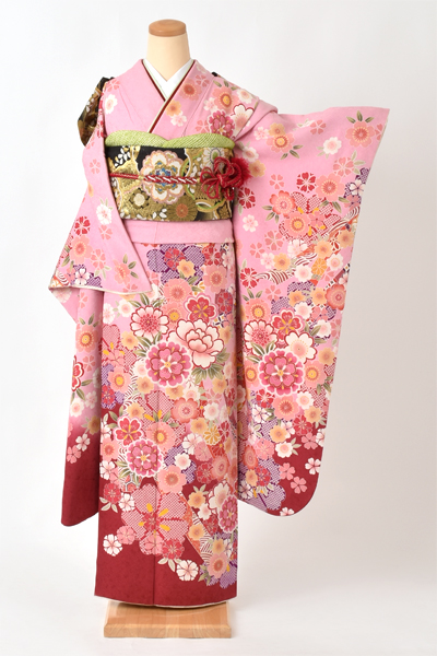 振袖[ピンク・牡丹]