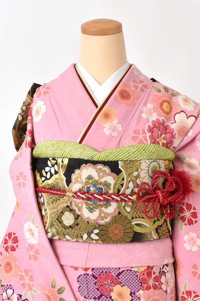 振袖[ピンク・牡丹]