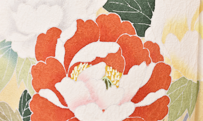 振袖[えんじ色・牡丹]