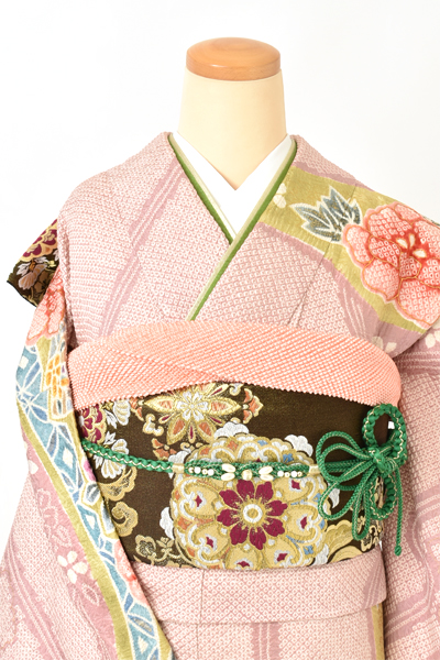 振袖[淡紫・総絞り]