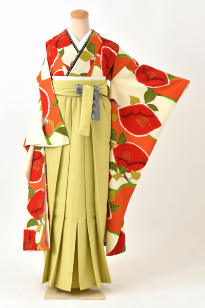 卒業袴(振袖・椿)