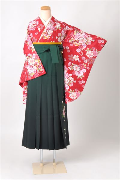 卒業袴(赤・桜・手まり)
