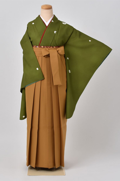 卒業袴［梅×無地］