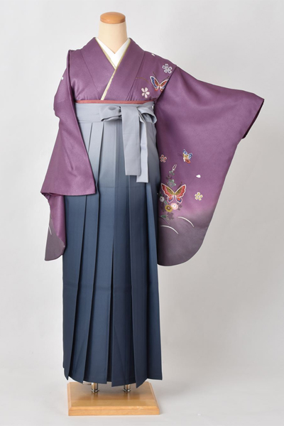 卒業袴［蝶々×グラデーション］
