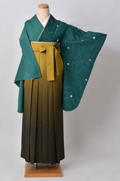 卒業袴［蝶々×グラデーション］