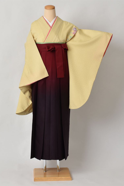 卒業袴［桜柄×グラデーション］