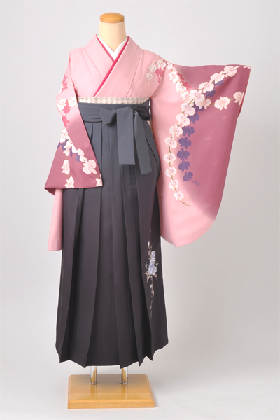 卒業袴[ピンク・紫・胡蝶蘭]