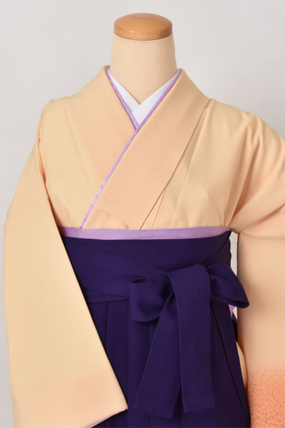 卒業袴［染め分け×無地］