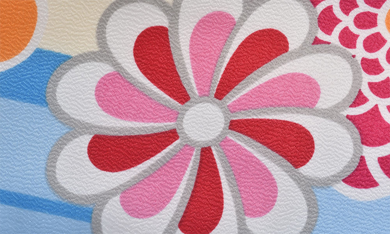 卒業袴［矢羽柄×無地］