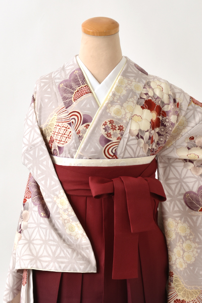 卒業袴[九重・松にねじり梅]