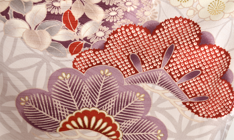 卒業袴[九重・松にねじり梅]