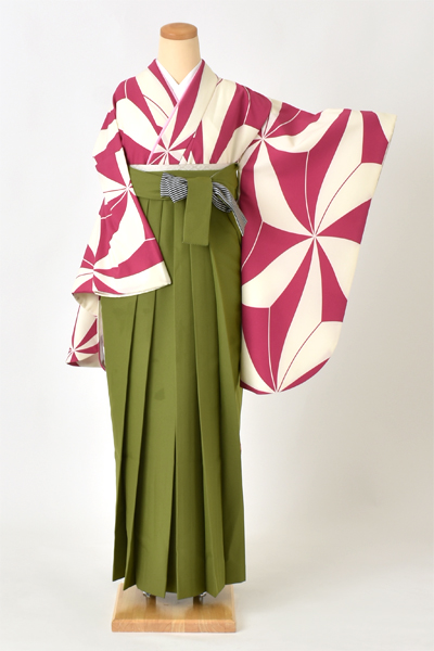 卒業袴[麻の葉×刺繍袴]