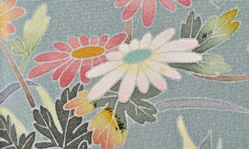 訪問着［水浅黄色に茶屋辻］