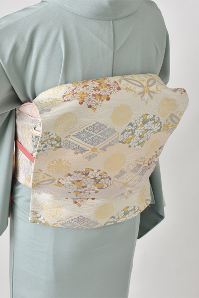 訪問着［水浅黄色に茶屋辻］