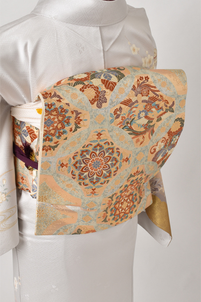 訪問着［鶴と金彩と刺繍］