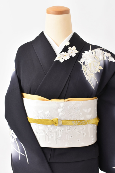 訪問着［特選・黒刺繍］