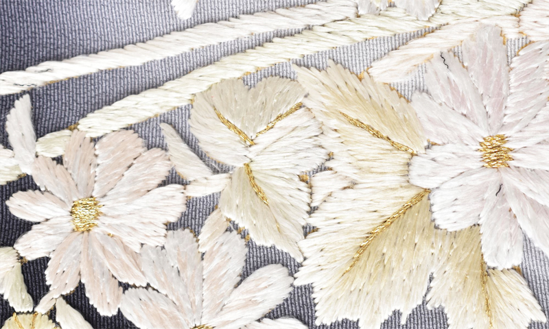 訪問着［特選・黒刺繍］