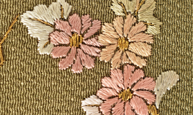 訪問着［抹茶・吹き寄せ]