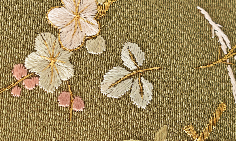 訪問着［抹茶・吹き寄せ]