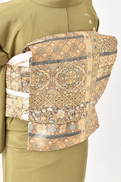 訪問着［抹茶・吹き寄せ]