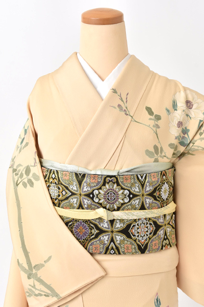 訪問着[クリーム薔薇・Sサイズ]
