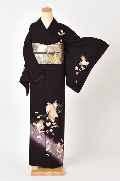 訪問着[至極色・松竹梅]