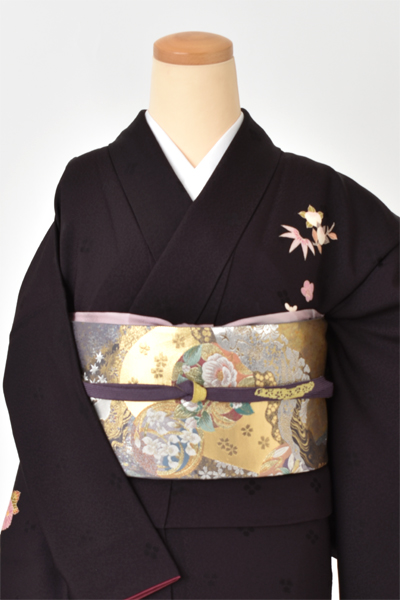 訪問着[至極色・松竹梅]