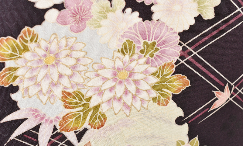 訪問着[至極色・松竹梅]