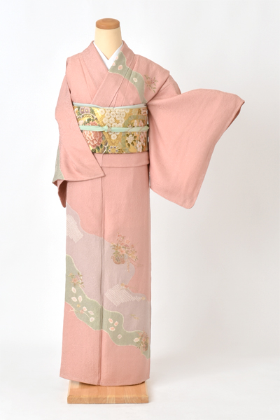 訪問着[ピンク・Sサイズ]