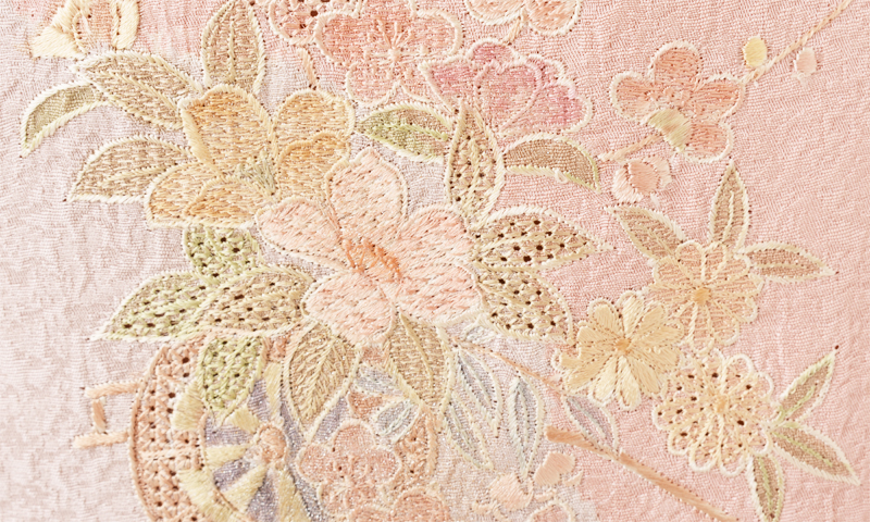 訪問着[ピンク・Sサイズ]