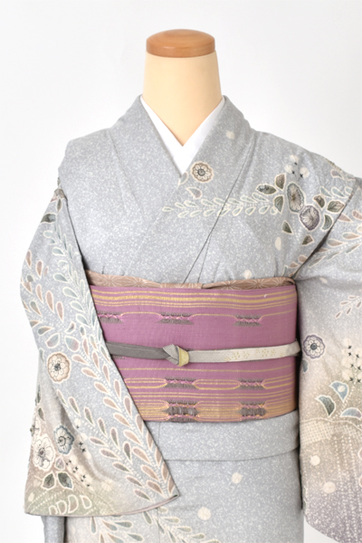 訪問着[大島紬・辻が花風]