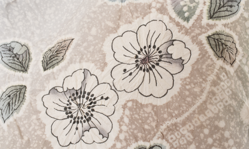 訪問着[大島紬・辻が花風]