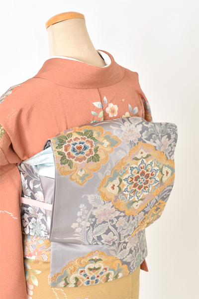 訪問着[黄土色・S-Mサイズ]