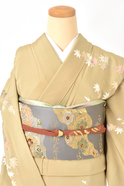 訪問着[木蘭色・やや幅広サイズ]