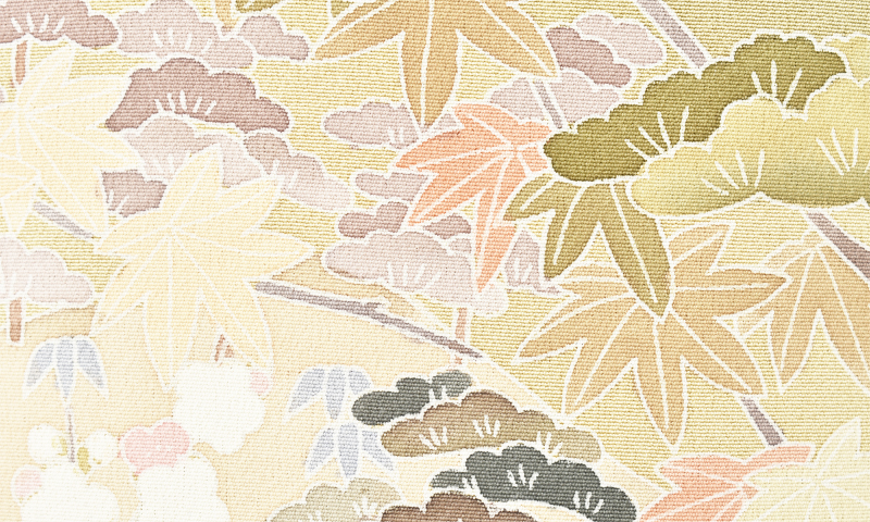 訪問着[木蘭色・やや幅広サイズ]