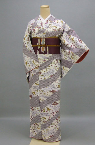 小紋(白地・絞り風)